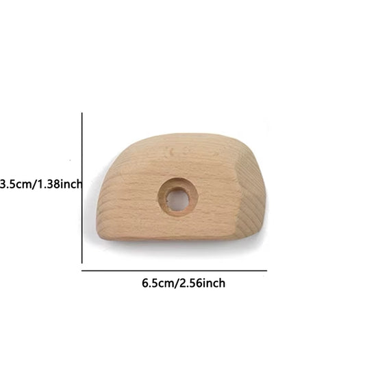 Wood Climbing Point Climbing Training Climbing Holds Rock Wall Climbing Holds Kids and Gyms Variety Screw-On Climbing Hangboard